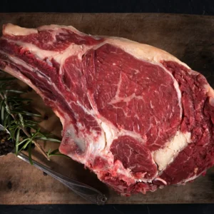 Pieza de entrecot de vaca rubia